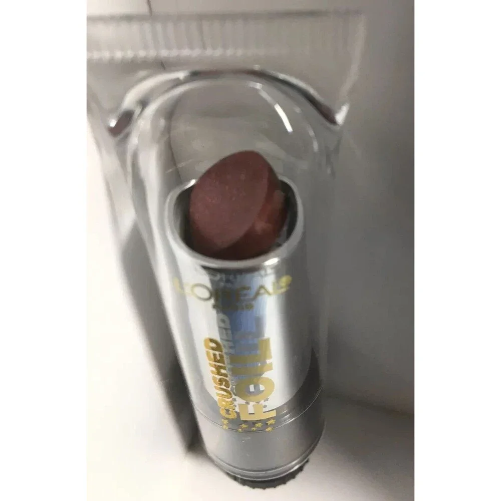 L'OREAL PARIS CRUSHED FOIL METALLIC LIPSTICK Bronze 7